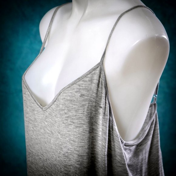 NWT INC Comfy Sleepwear Sleep Tank Gray XXL - Picture 4 of 5